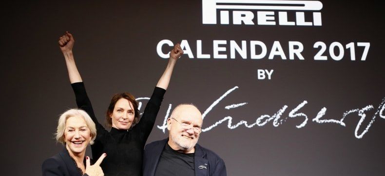 Helen Mirren, Uma Thurman e Peter Lindberg