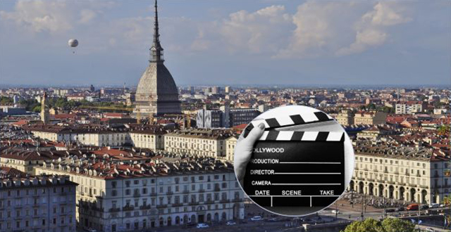 Panorama di Torino con ciak