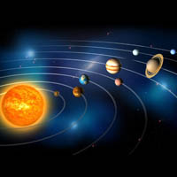 Una rappresentazione del Sistema Solare