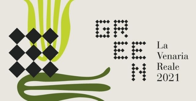 Logo Reggia di Venaria con scritta Green