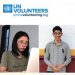 Due giovani volontari online Onu