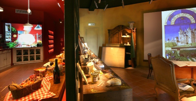 Interno WiMu Museo del vino di Barolo