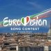 Veduta di Torino con scritta Eurovision Song Contest Turin 2022