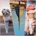 Collage immagini, due coni gelato con in mezzo Mole Antonelliana rovesciata
