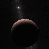 Il pianeta nano Makemake e la sua luna